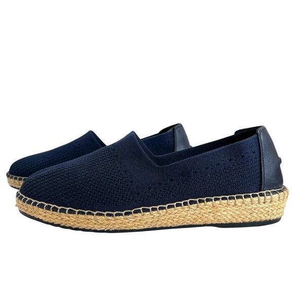 COLE HAAN Cloudfeel Stitchlite Espadrille in Navy Blue Fabric Women's 9.5B - Picture 5 of 15